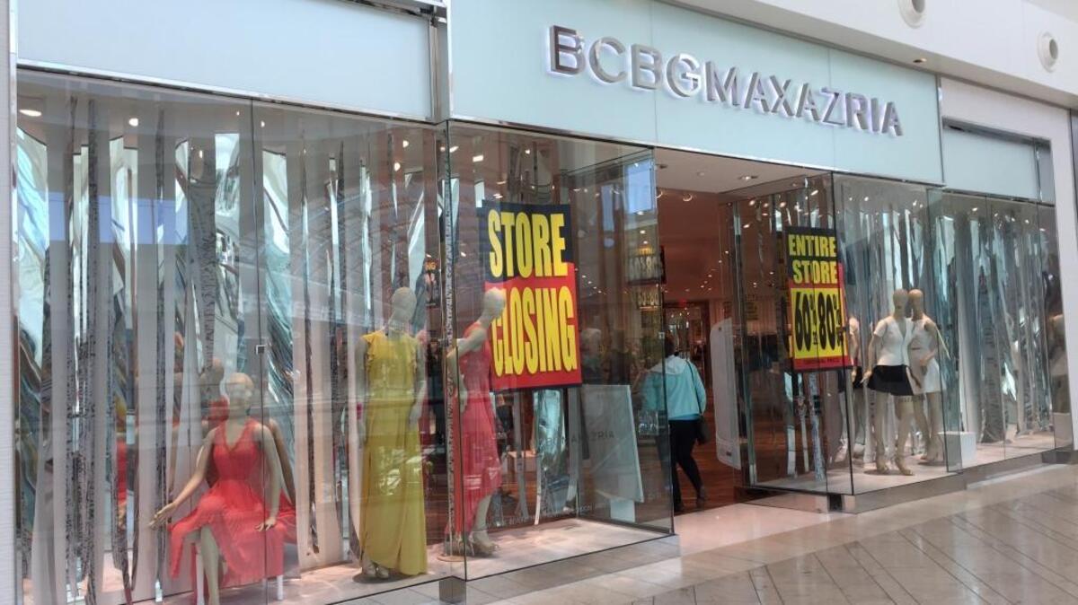 BCBGMAXAZRIA is closing as a part of company-wide closures.