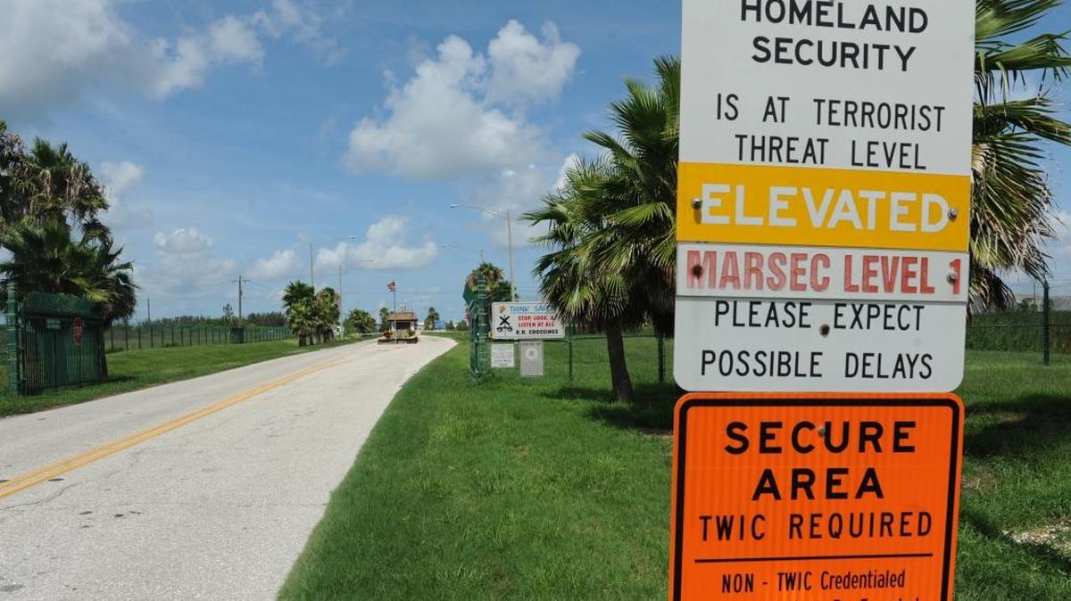 Port Manatee has received $1.8 million in security grants, part of which will be used to modify its operations at the port's south gate.