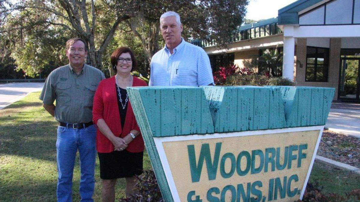 Carrying on a 70-year-old family construction business, Woodruff and Sons, are, from left, Bruce Woodruff, Linda Wakeman and Don Woodruff.