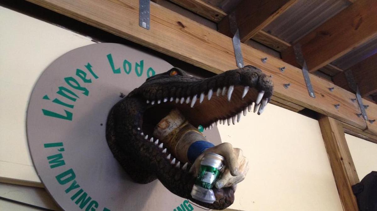 Linger Lodge is known for its fanciful taxidermy.