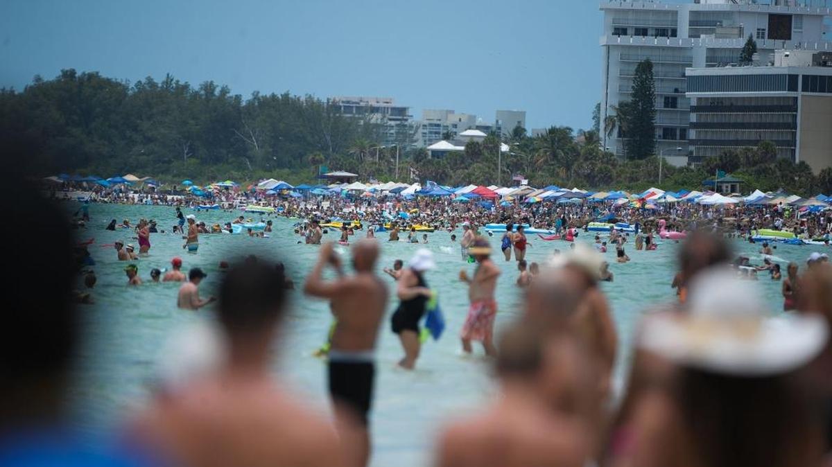 Nearly 61 million tourists visited Florida from January to June, the highest six-month total in the state’s history.