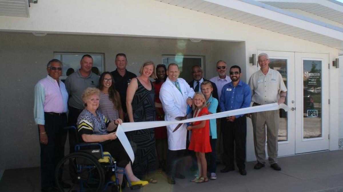 A ribbon cutting was held for Medmodern, 5861 Cortez Road W., Bradenton. The company offers modern health and traditional care and is board certified in family and integrative holistic medicine. For more information, call 941-251-4612 or medmodern.healthcare. Do you have a ribbon cutting you’d like to submit? Send it to Angie Monroe at amonroe@bradenton.com. Photo courtesy of Manatee Chamber of Commerce.