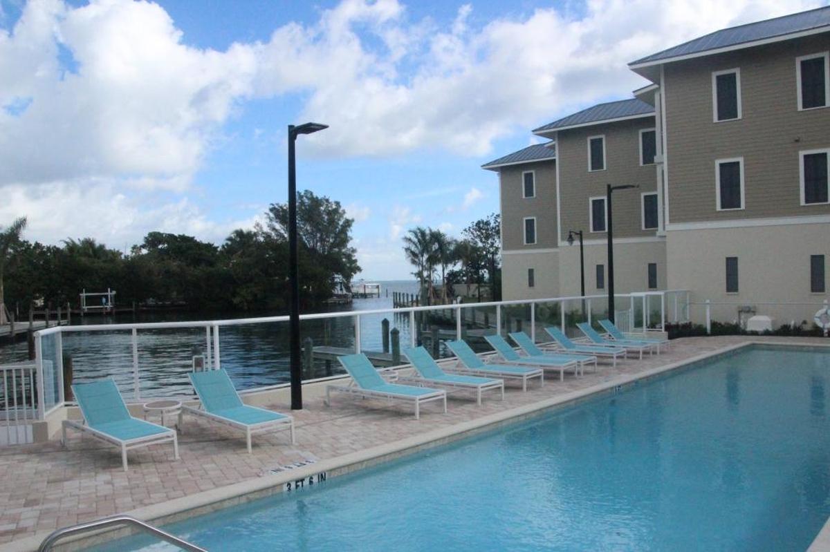 Waterline Marina Resort & Beach Club faces onto Sarasota Bay and also has its own shuttle to take visitors to the beach.