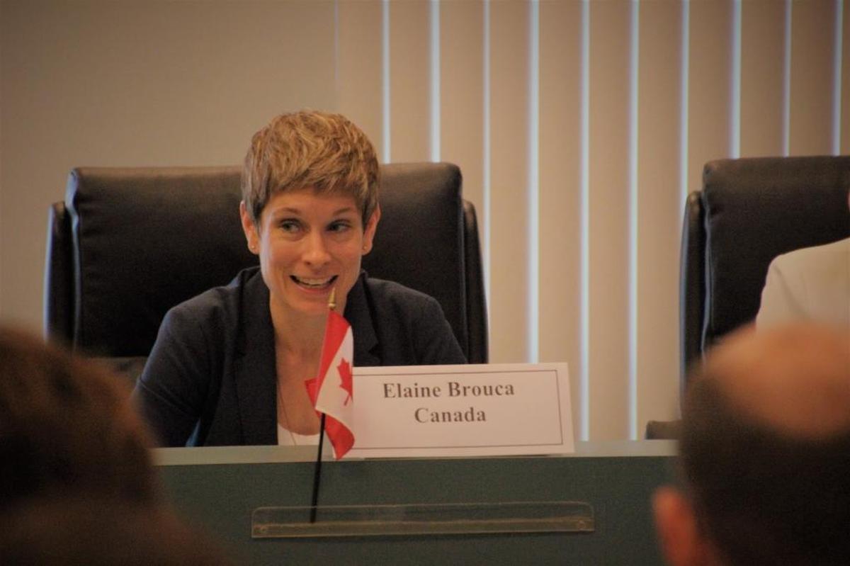 Elaine Brouca, trade commissioner for Canada, attended Thursday’s International Trade Hub meeting, saying she looks to facilitate business opportunities between her country and the United States.