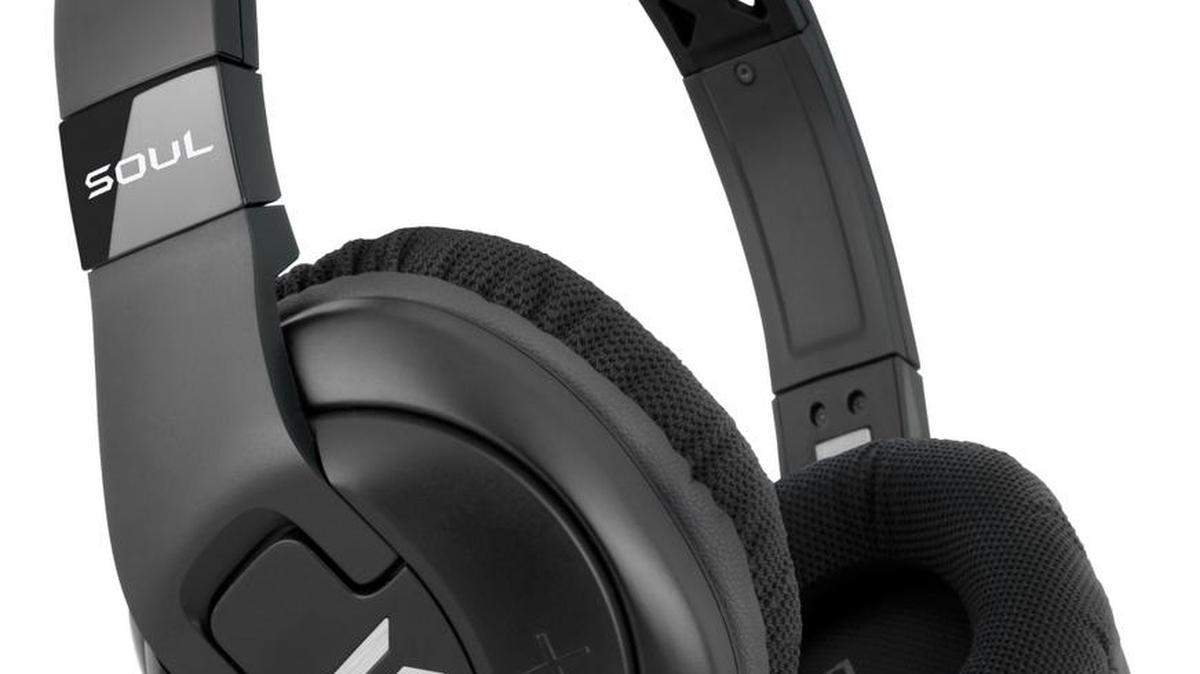 The Soul X-TRA over-the-ear wireless Bluetooth headphones.