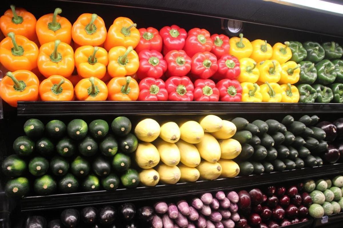 Produce at Whole Food Markets, 5298 University Parkway, may not be so neatly stacked after the store opens Wednesday. But that’s a good thing, said one associate, referring to the public demand for the healthy product.