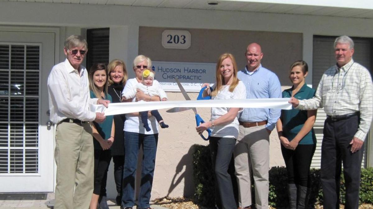 A ribbon cutting was held for Hudson Harbor Chiropractic, 6220 Manatee Ave. W., Suite 204, Bradenton. The practice offers quality and affordable treatment for all ages, providing acupuncture, wellness care, sports care, therapeutic exercises and rehabilitation. For more information, call 941-761-1100 or hudsonharborchiro.com. Do you have a ribbon cutting you’d like to submit? Send it to Angie Monroe at amonroe@bradenton.com.