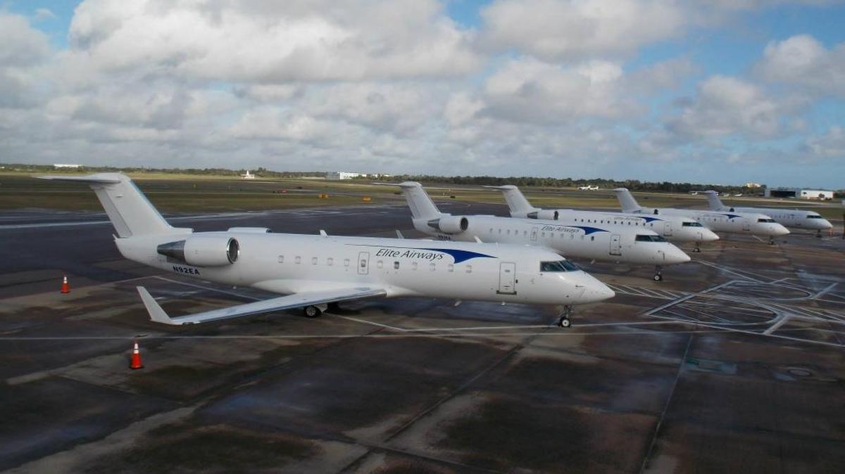 Elite Airways will begin twice-weekly nonstop service to and from Portland, Maine on Nov. 17.