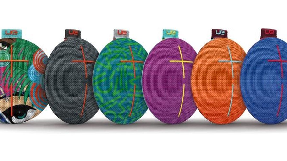 The UE Roll 2 provides about nine hours of use from the rechargeable lithium-ion battery.