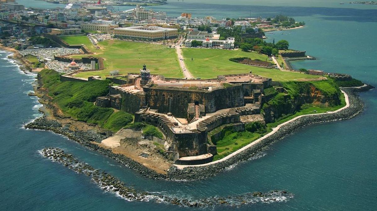Castillo San Felipe del Morro, a 16th century citadel in San Juan, Puerto Rico.