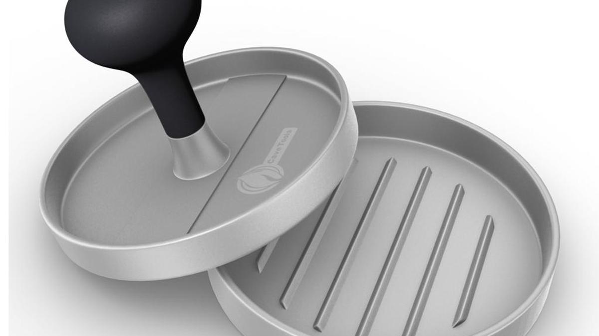 The Cave Tools Burger Press.