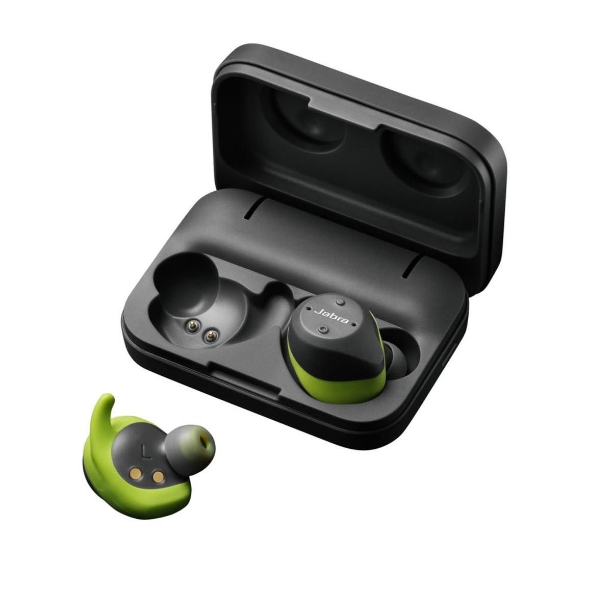 The Jabra Elite Sport earbuds.
