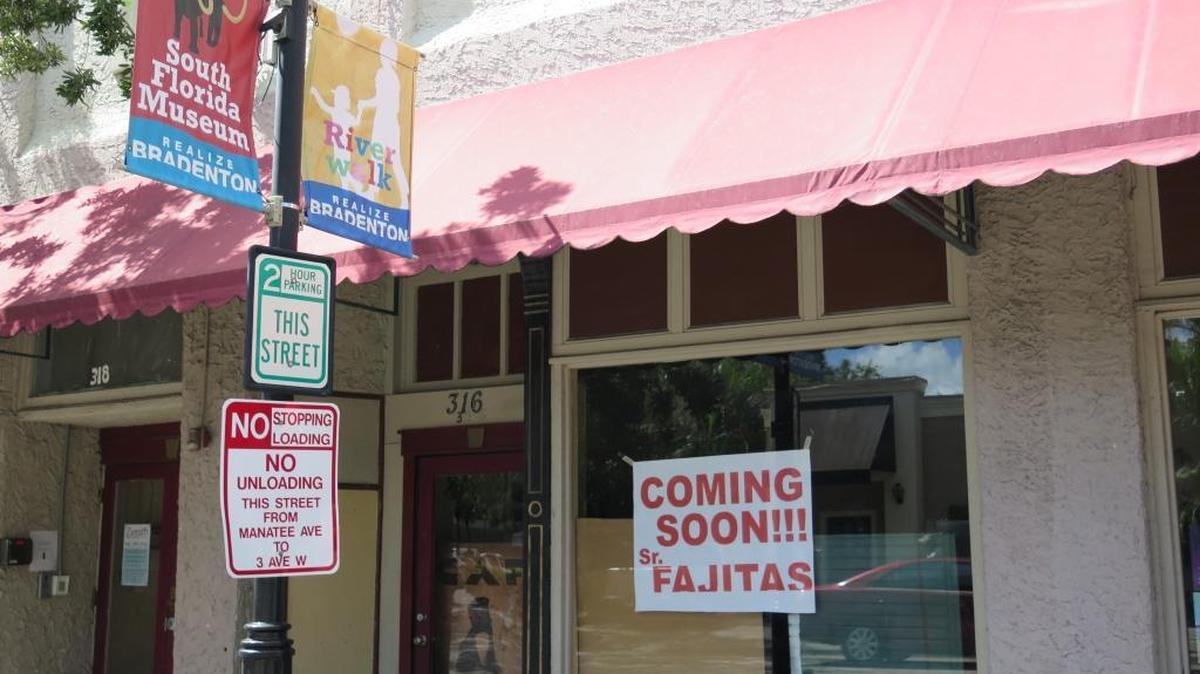 Senor Fajitas is aiming to open mid-November in downtown Bradenton at 316 12th St. W.