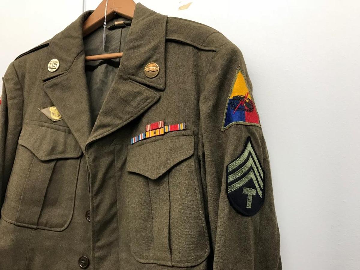 An American Army uniform from World War II is among the inventory at Your Treasure House in the DeSoto Square mall.