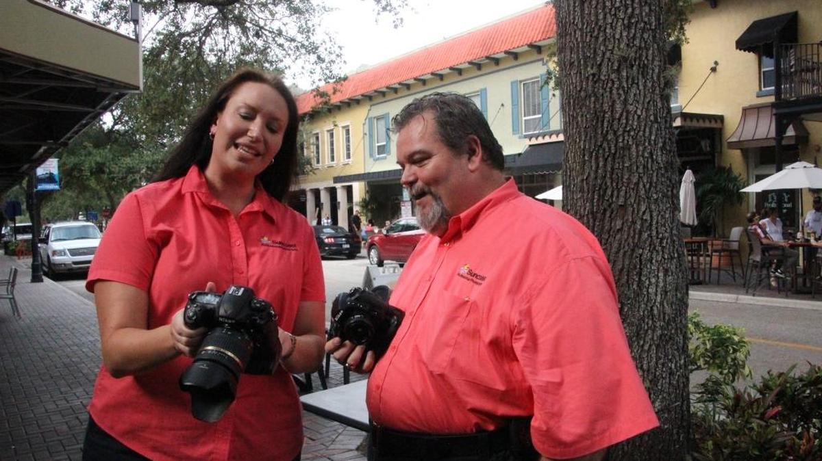Bonnie Harmsen and David Wilson are partners in Suncoast Professional Photography, which opened in Bradenton about 3 1/2 years ago.