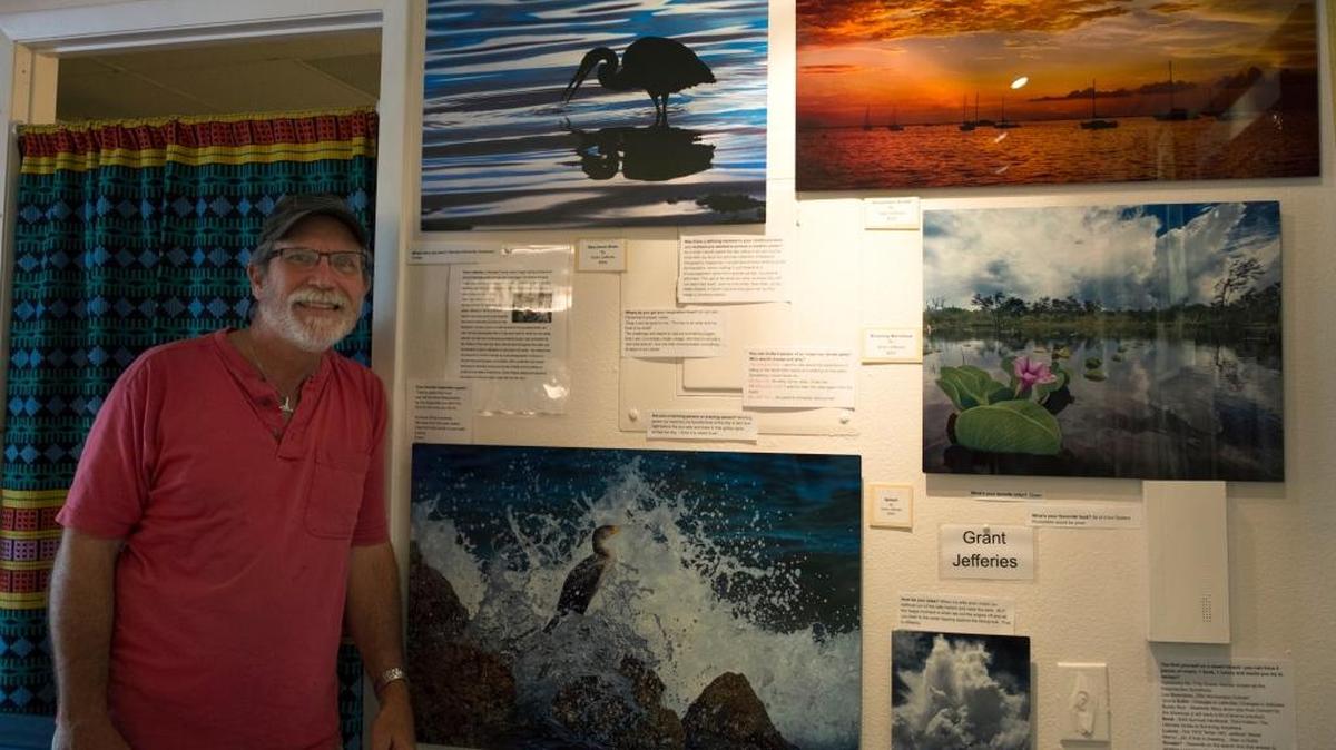 Grant Jefferies, landscape and nature photographer, AL’s Studio and Art Gallery, Anna Maria Island.