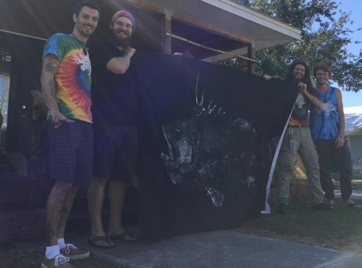 Chris Brown, Killam T. Johnson, Keston J. Law and Michael Fox are four of the five members who make up World Piece, the Village of the Arts’ newest business.