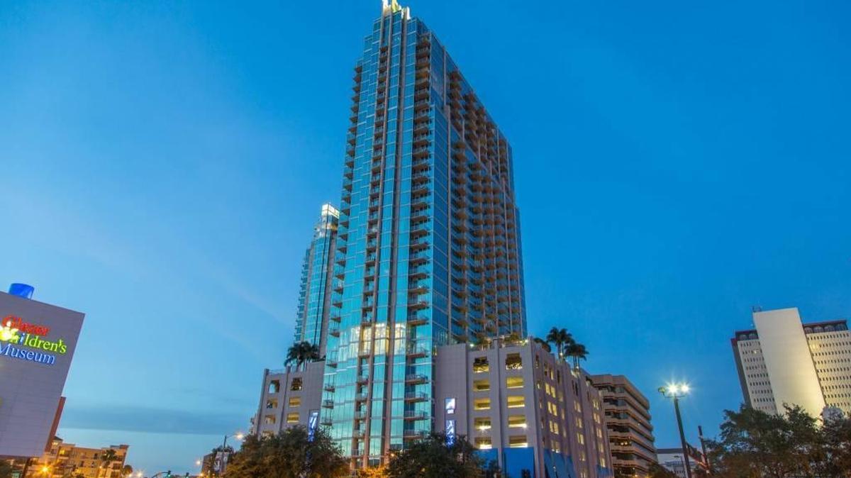 A man says Skypoint Condos in Tampa was the scene of a bobcat attack in 2017.