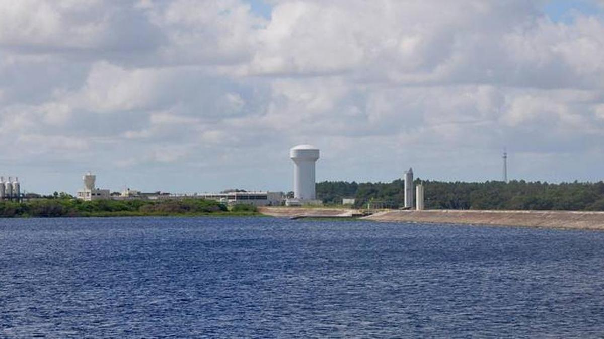 The Lake Manatee Dam and water treatment plan in East Manatee. Officials celebrated the 50th anniversary of the groundbreaking for the dam in October 2015.