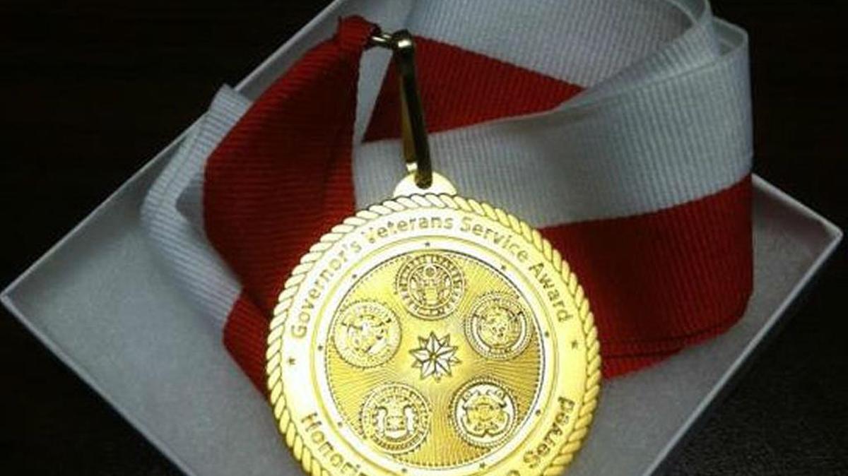 The Governors Veterans Service Medal.