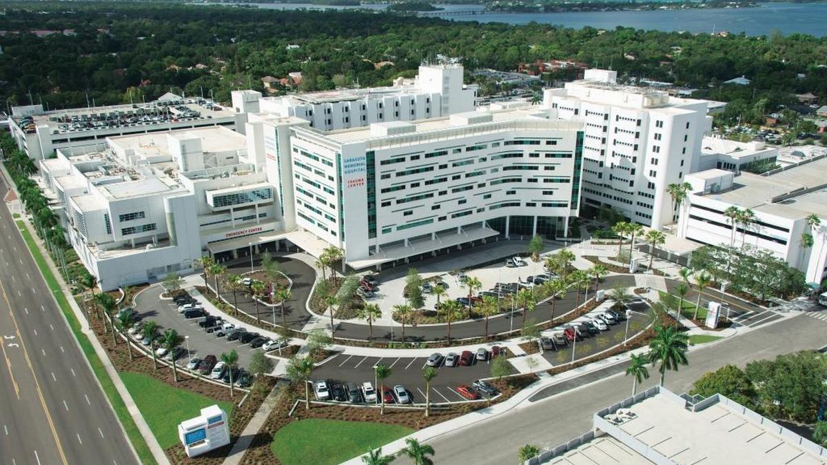 Sarasota Memorial Hospital’s planned new cancer center would be on the hospital’s campus.