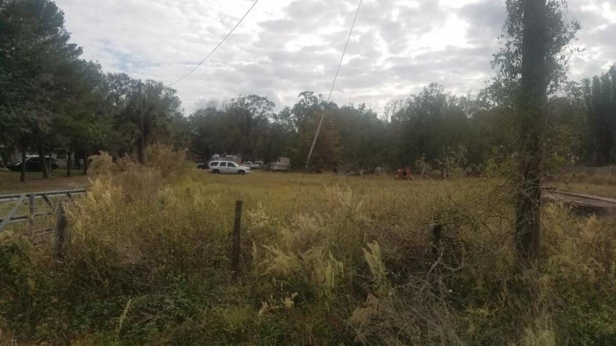 A fire and death investigation was underway Wednesday on a property in the 31000 block of Singletary Road in Myakka City.