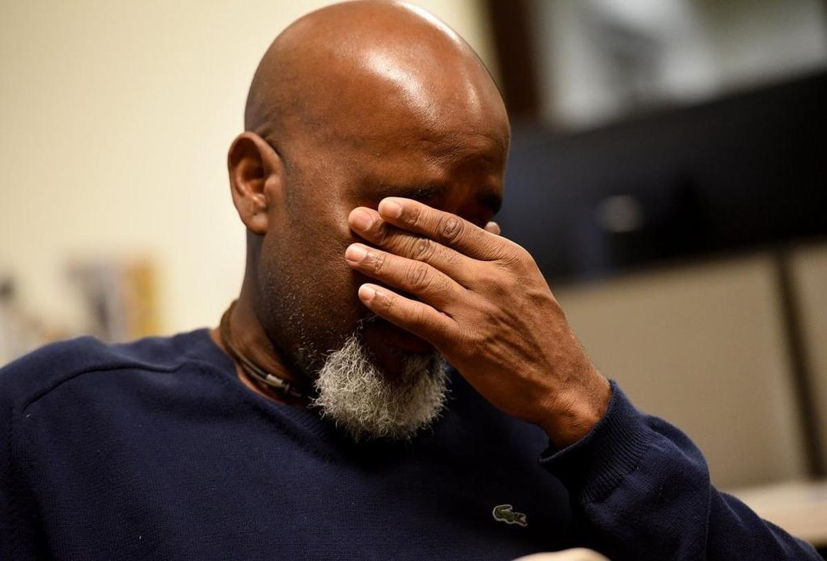Manatee County NAACP leader Rodney Jones gets emotional talking about the challenges the black community faces in 2018. Jones believes the FDOT proposal to build a flyover bridge to replace the Desoto Bridge would enhance those challenges and destroy a historic community.