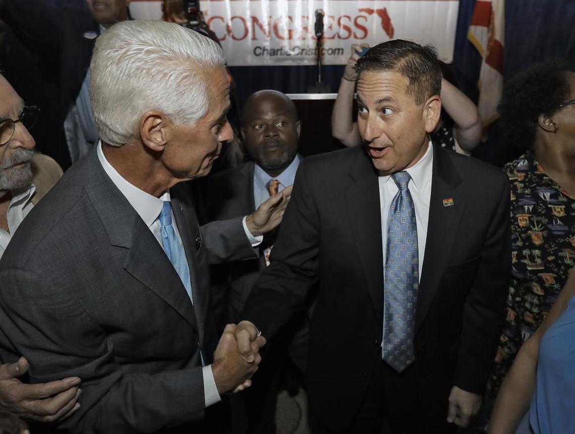 Former St. Petersburg Mayor Rick Kriseman, at right, advocated for the city’s aggressive approach to ‘zombie properties.’