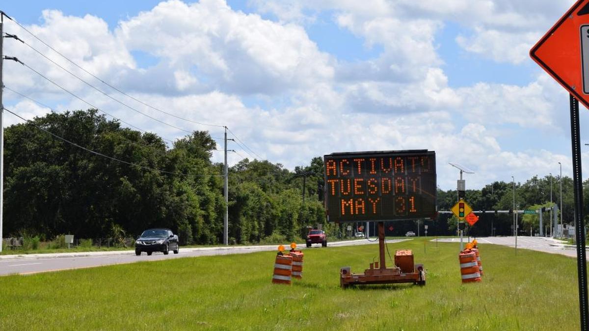A new traffic signal at U.S. 301 and Fort Hamer Road goes into operation Tuesday.
