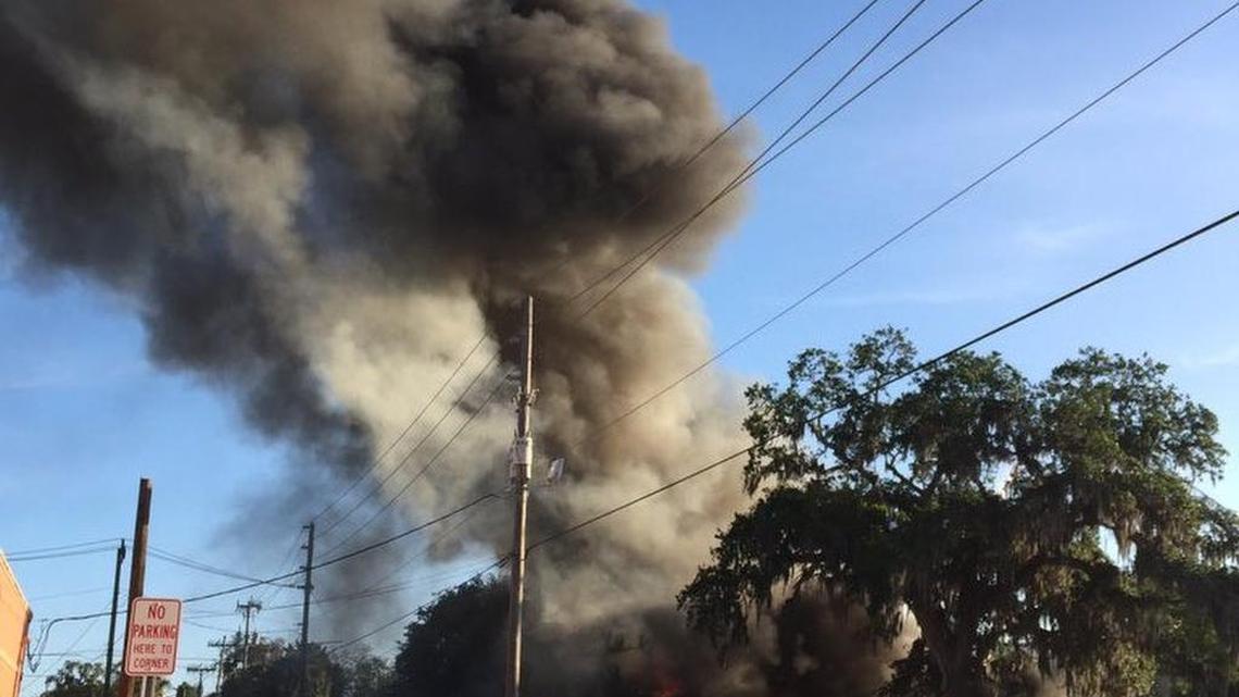 Fire ravages Palmetto business
