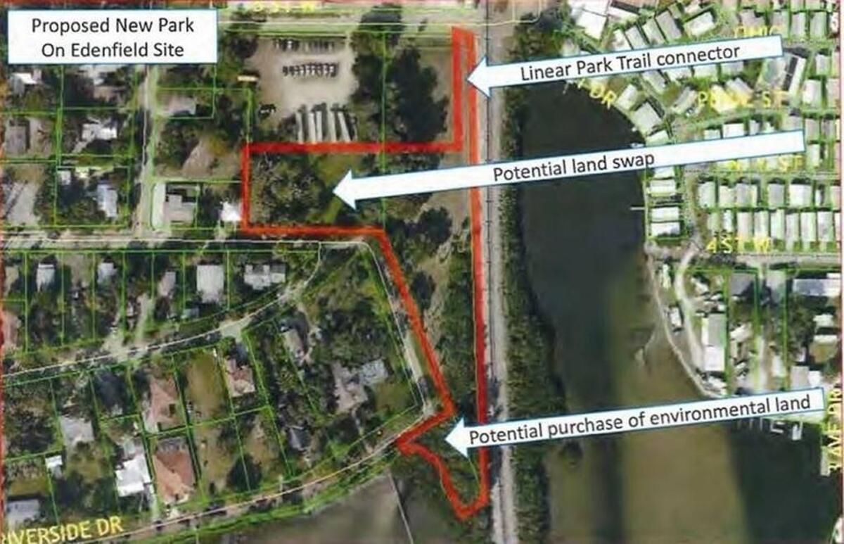 A proposed land swap to make Palmetto’s newest park run further along the Manatee River is essentially dead, but work to begin cleaning up the brownfield to make ready the new park is scheduled to begin within the next 60 days.