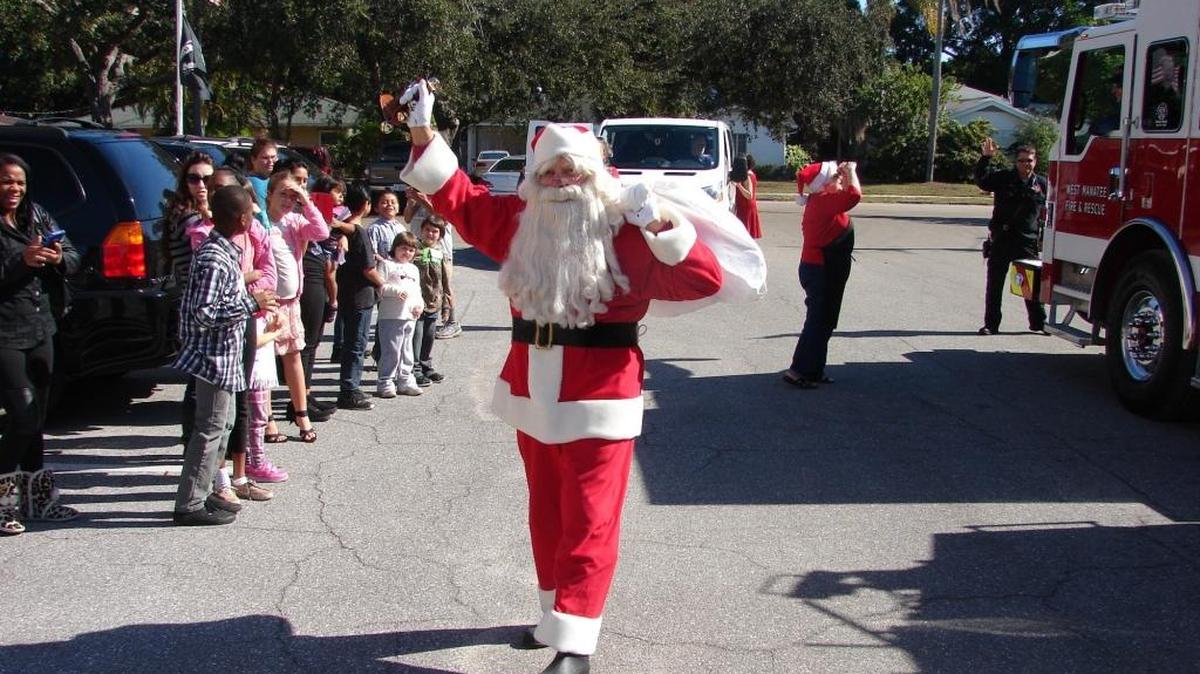 Santa was on hand as the Palma Sola VFW 10141 Auxiliary hosted its second annual Children’s Christmas Party on Saturday.
