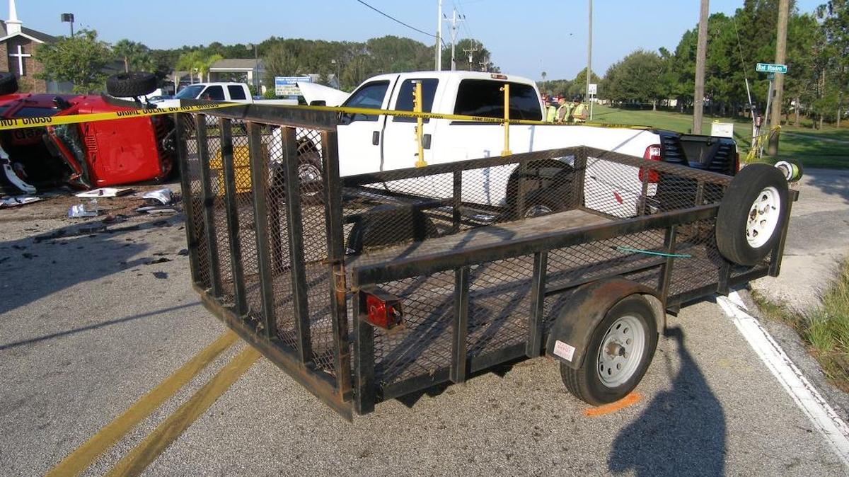 A 28-year-old Manatee County Sheriff’s deputy died in a crash at Moccasin Wallow Road and Bud Rhoden Road Thursday morning. The driver of the truck was charged with violation of right of way, turned left in front of traffic.