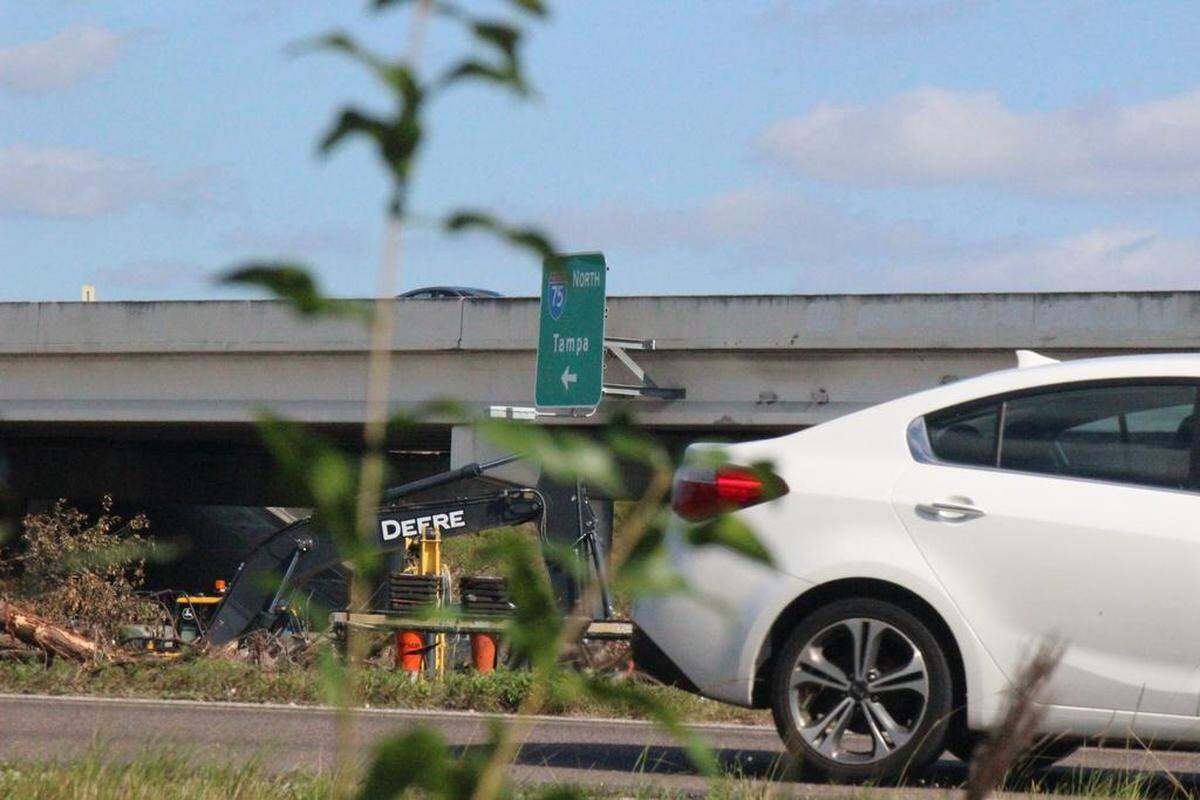 Earth moving and site preparation work on the State Road 70 - Interstate 75 interchange started in October, and is not scheduled to be completed until the fall of 2021.