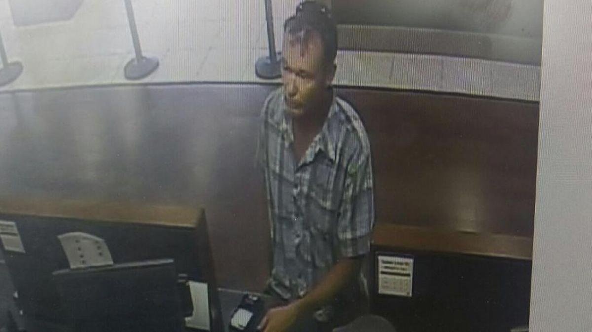 Bradenton Chase Bank robbery suspect.