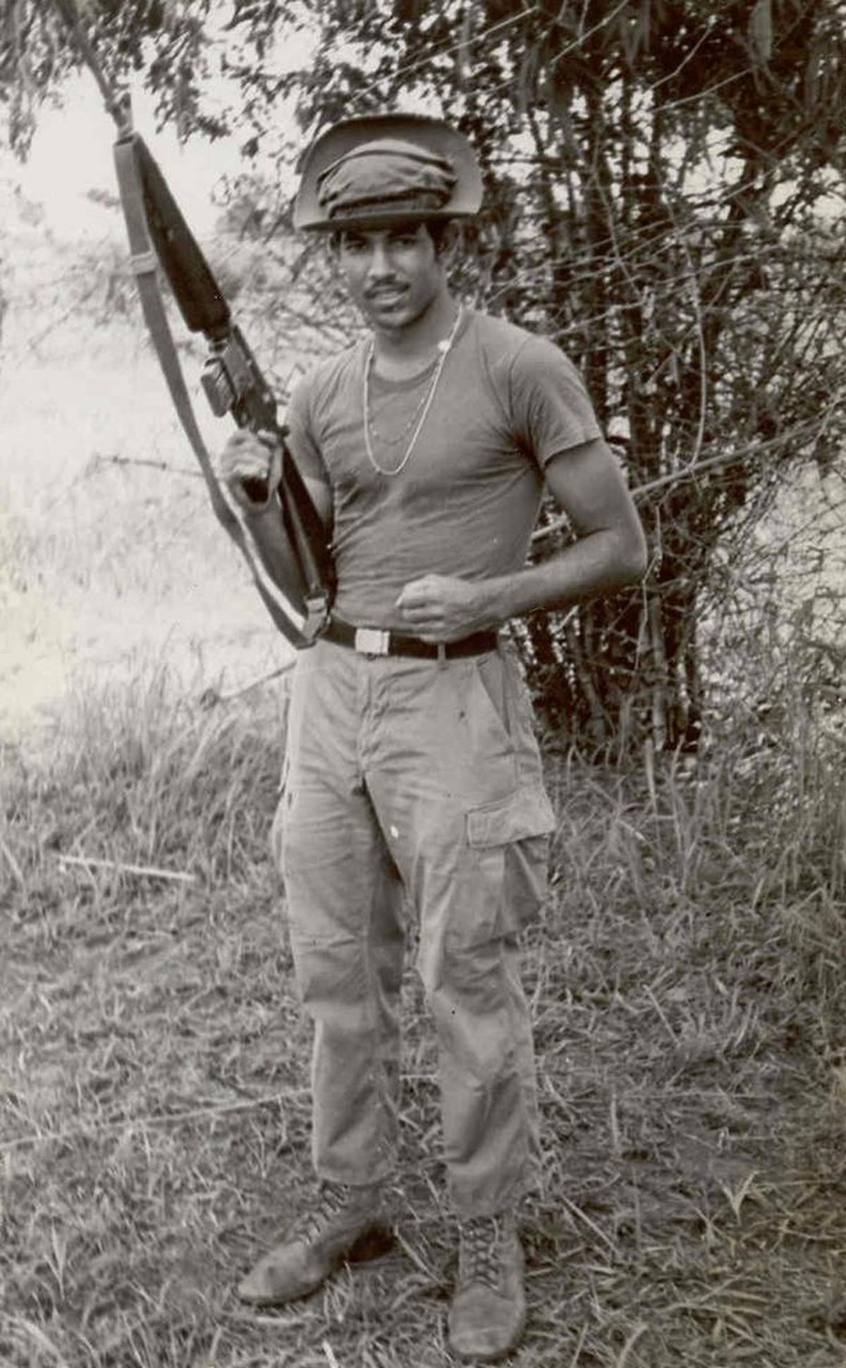 Tony Morton was a member of a rifle platoon during the Vietnam War and received the Bronze Star for heroism.