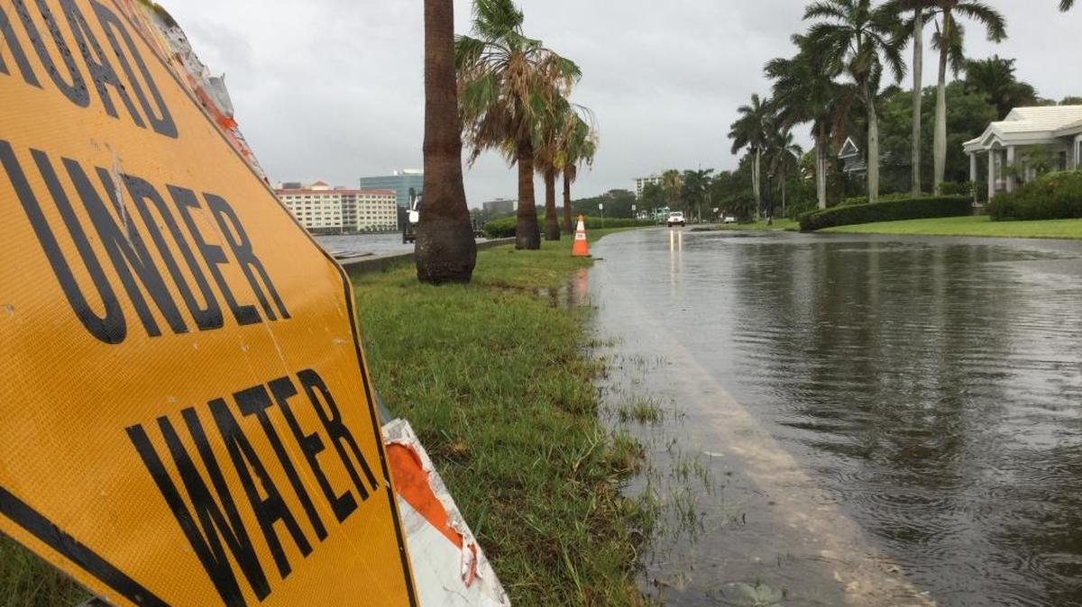 Bradenton officials will meet jointly with Southwest Florida Water Management District on Thursday to discuss vulnerable areas of the city prone to flooding issues during storm events like this area on Riverside Drive East during Tropical Storm Colin. File photo