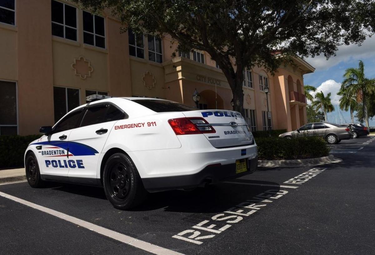 10/15/16--Bradenton City Council voted to move forward with a space study of the City Hall building downtown. The study will also determine how much space a future station for the Bradenton Police Department would need. A patrol vehicle is pictured outside the police station in this Bradenton Herald file photo.