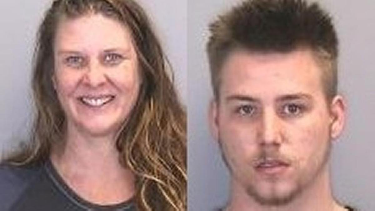 Laura Shepard (left), 41, and Zachary McGuire (right), 20, and Timothy Borstel (not pictured), 19, were arrested Wednesday afternoon as part of a Manatee County Sheriff’s Office narcotics investigation.