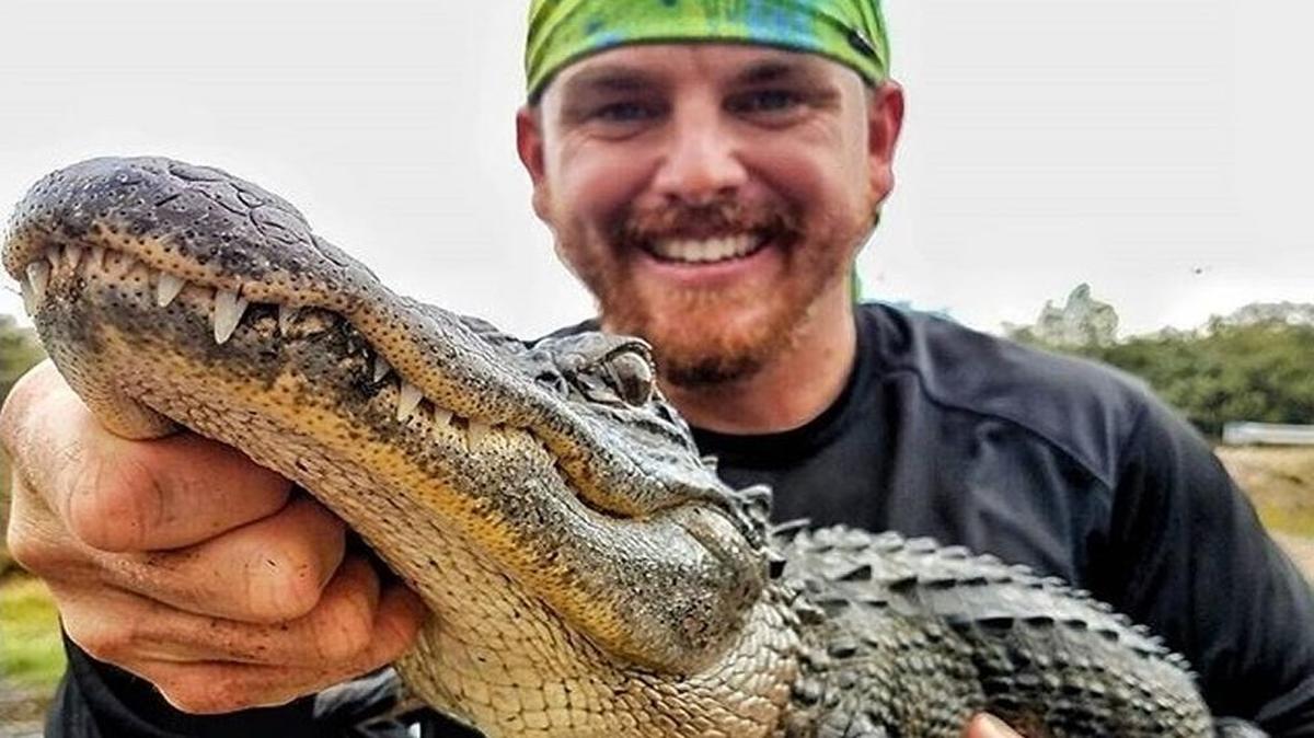 John Hazzard, shown in a picture included in a search warrant filed in Miami-Dade Circuit Court by state wildlife investigators.
