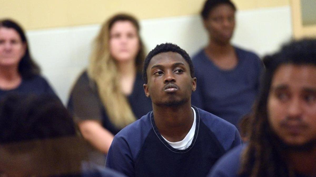 Palmetto High School senior, Da'Quan Gaskin, was ordered held without bond after he appeared before a judge Thursday afternoon via video conference from the Manatee County jail on a murder charge.