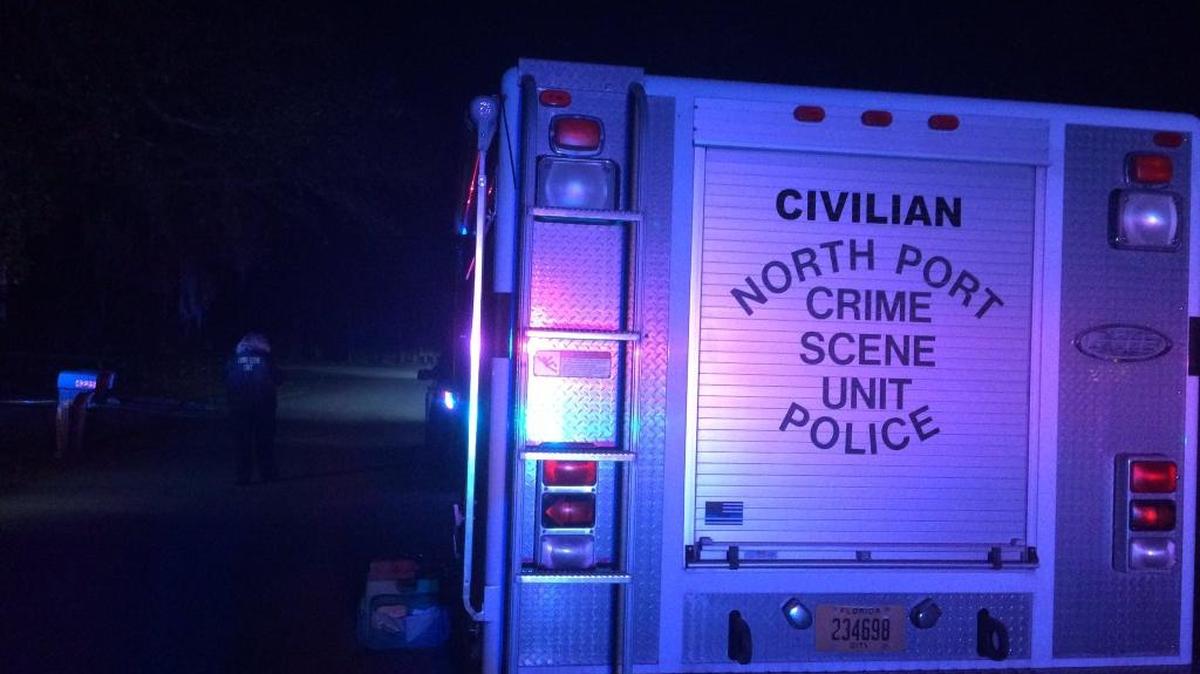 The scene of the attempted murder suicide in North Port early Saturday.
