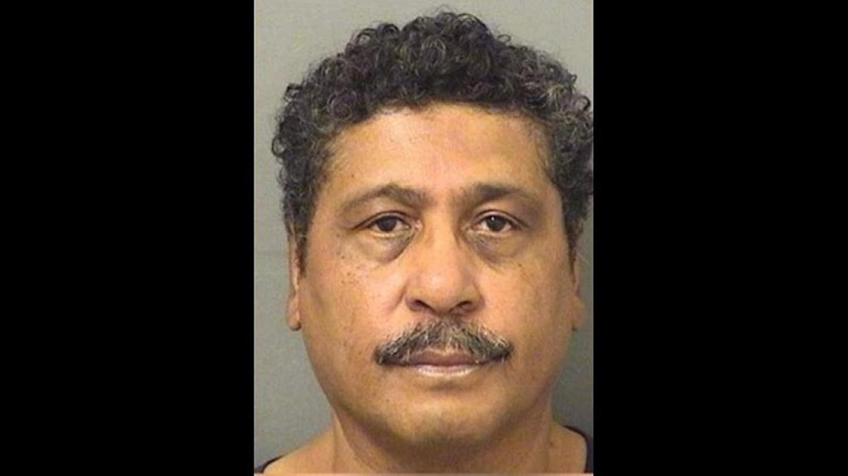 Royal Palm Beach Mayor Frederick Pinto, 67, was arrested and charged with one count of misdemeanor domestic battery on Monday, Nov. 13, 2017.