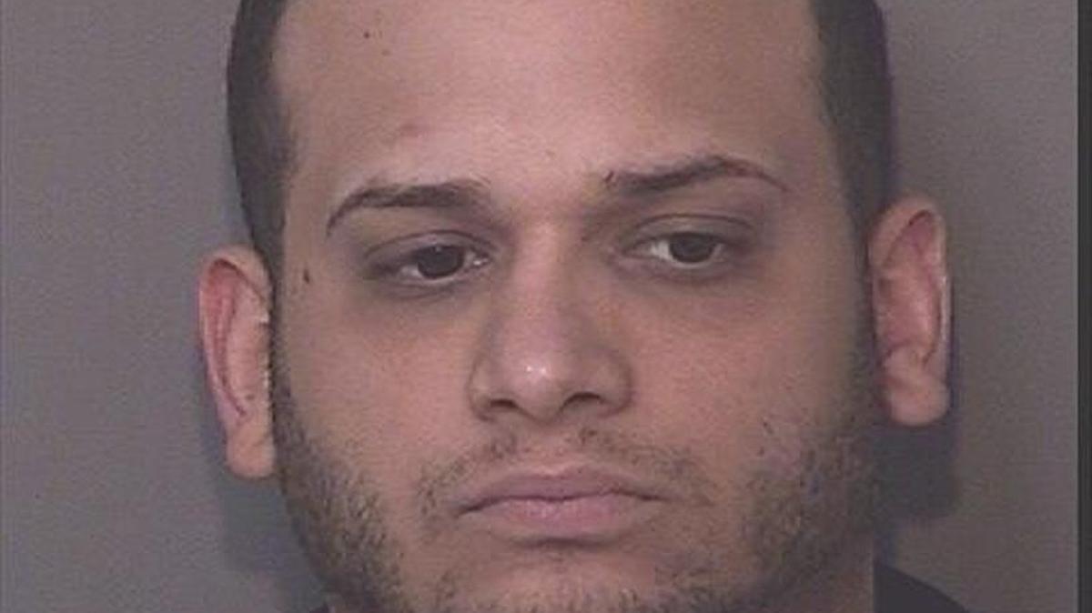 David Pena-Melo, 27, is charged with sexual battery on a person older than 12 years of age but younger than 18 years of age.