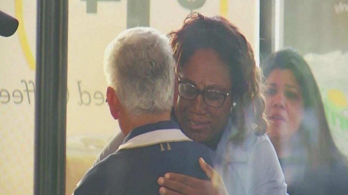 McDonald's manager Delonda Walker met with the family of Monica Hoffa on Thursday. They wanted to thank Walker, who helped police arrest a suspect in the Seminole Heights murders.