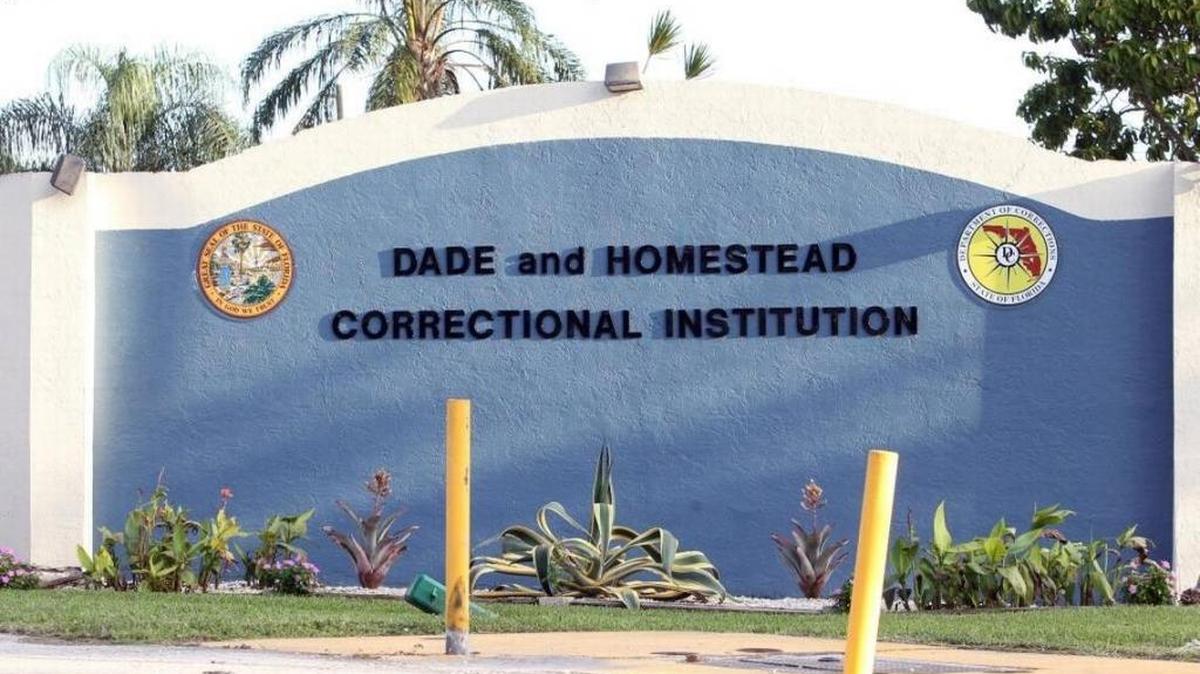 The Homestead Correctional Institution, which houses female inmates, is located next to the Dade Correctional Institution, which houses male inmates. Both are located in Florida City.