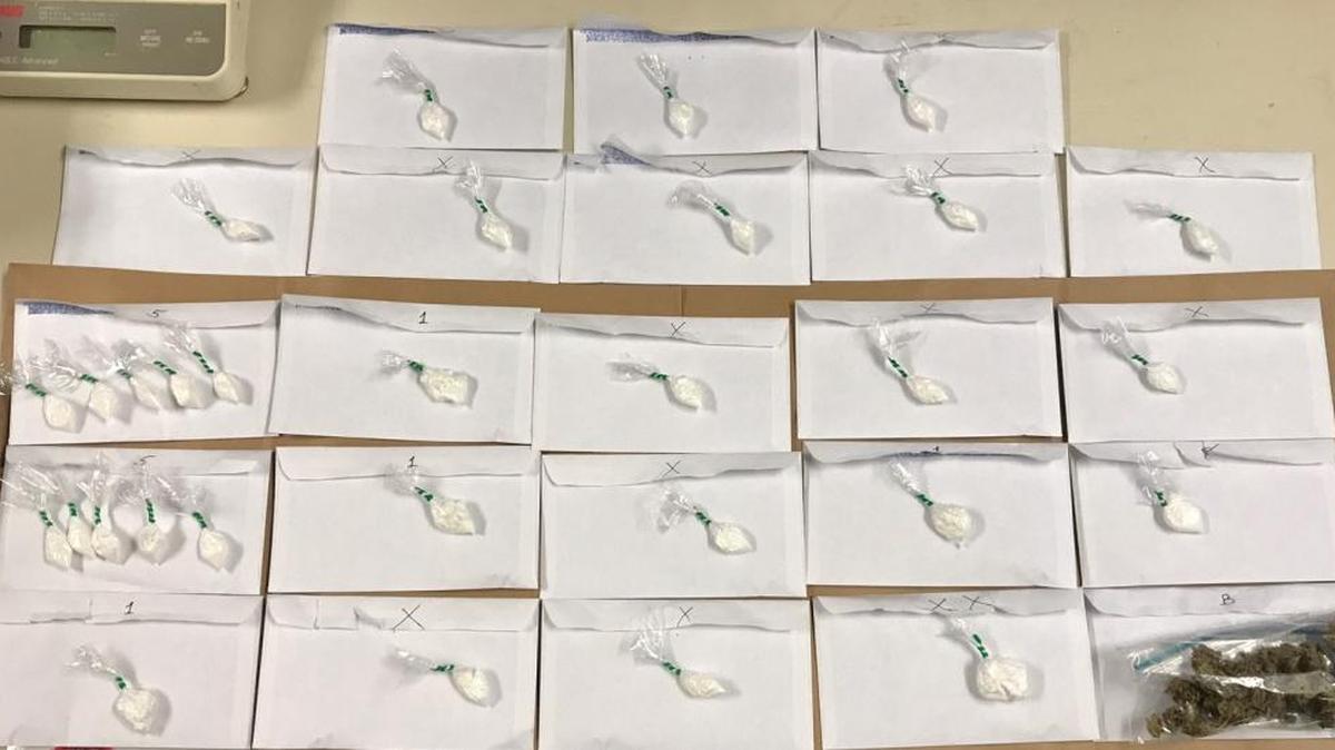 Deputies with the Sarasota County Sheriff’s Office recovered 34.6 grams of cocaine and 7.3 grams of marijuana during a seat belt violation traffic stop.