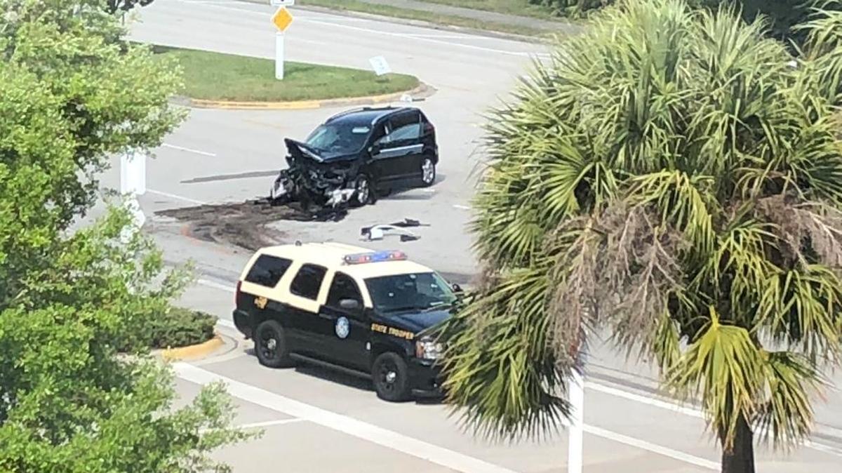 A head-on collision due to a wrong-way driver killed a 98-year-old Manatee County woman on Lakewood Ranch Boulevard on Monday afternoon, according to the Florida Highway Patrol.