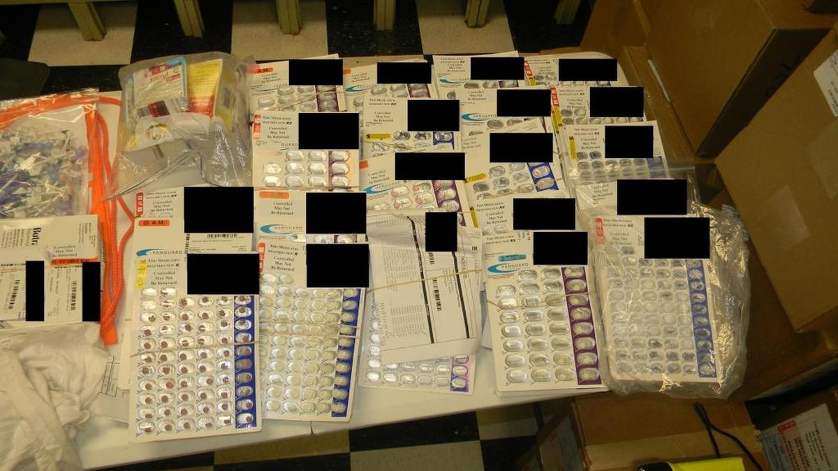 Bradenton police say a pharmacy worker stole more than $200,000 in drugs that had been set to be destroyed.