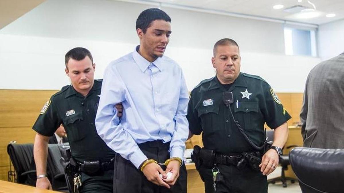 File: Jimmy McNear on Nov. 9 after being found guilty of second-degree murder, manslaughter and armed burglary in the 2015 fatal shooting of Kantral Brooks and his girlfriend Esther Deneus at the Manatee County Judicial Center in downtown Bradenton.